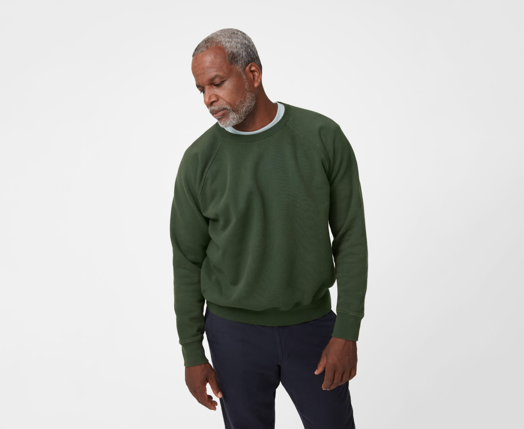 Men sea green solid sweatshirt s11 best sale